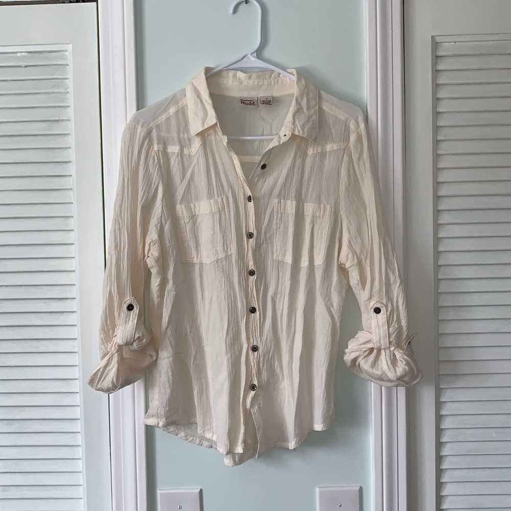 Sheer Button Up